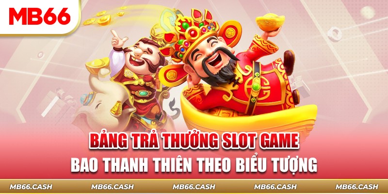 Bảng trả thưởng theo biểu tượng